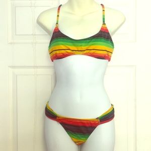 Billabong Swim - Billabong Rasta bright print bikini. Billabong Swim - Billabong Rasta bright print bikini.